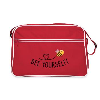Bee yourself - Sac Retro - rouge/blanc - Devant