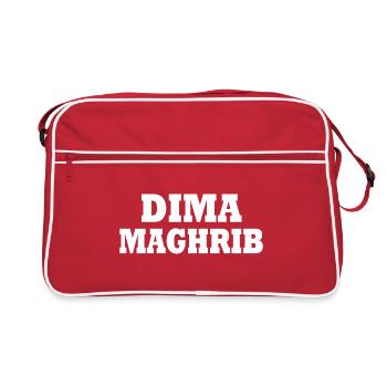 Dima maghrib - Sac Retro - rouge/blanc - Devant