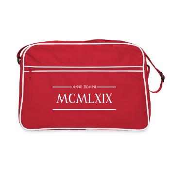1969 Anno Domini MCMLXIX - Retro Bag - red/white - Front