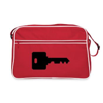 Clé de la maison - Sac Retro - rouge/blanc - Devant