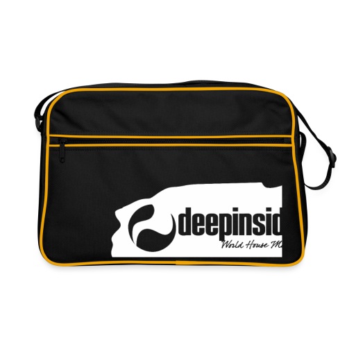 deepinside world reference marker logo white - Retro Bag