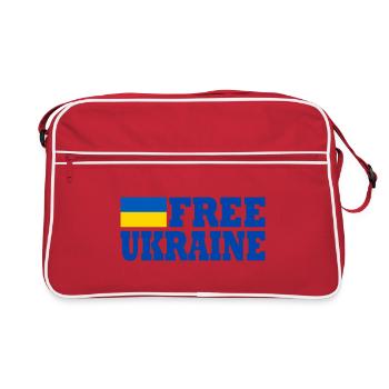 Free ukraine - Sac Retro - rouge/blanc - Devant