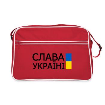 Slava ukraini - Sac Retro - rouge/blanc - Devant