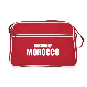 Kingdom of morocco maroc - Sac Retro - rouge/blanc - Devant