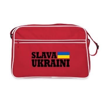 Slava ukraini - Sac Retro - rouge/blanc - Devant