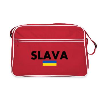 Slava - Sac Retro - rouge/blanc - Devant