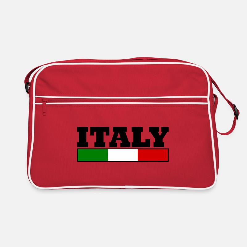 Italien flagge Retro Tasche