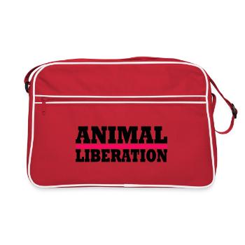 Animal liberation - Sac Retro - rouge/blanc - Devant