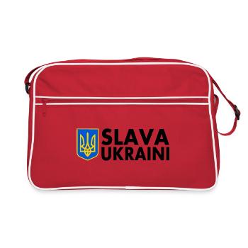 Slava ukraini - Sac Retro - rouge/blanc - Devant