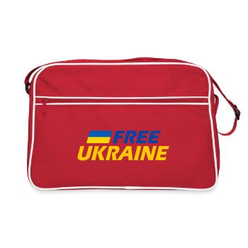 Free ukraine - Sac Retro - rouge/blanc - Devant