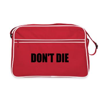 Don't die - Retro Bag - red/white - Front