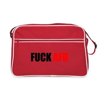 Fuck afd - Sac Retro - rouge/blanc - Devant
