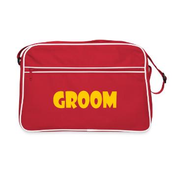 Groom - Sac Retro - rouge/blanc - Devant