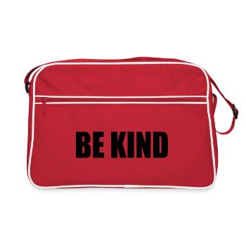 Be kind - Sac Retro - rouge/blanc - Devant