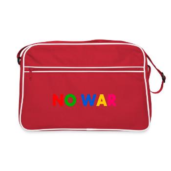 No war - Sac Retro - rouge/blanc - Devant
