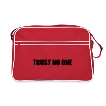Trust no one - Sac Retro - rouge/blanc - Devant