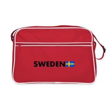 Sweden - Sac Retro - rouge/blanc - Devant