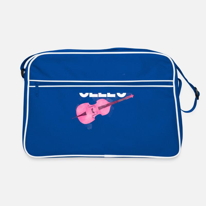 Fille de violoncelle rose Sac Retro