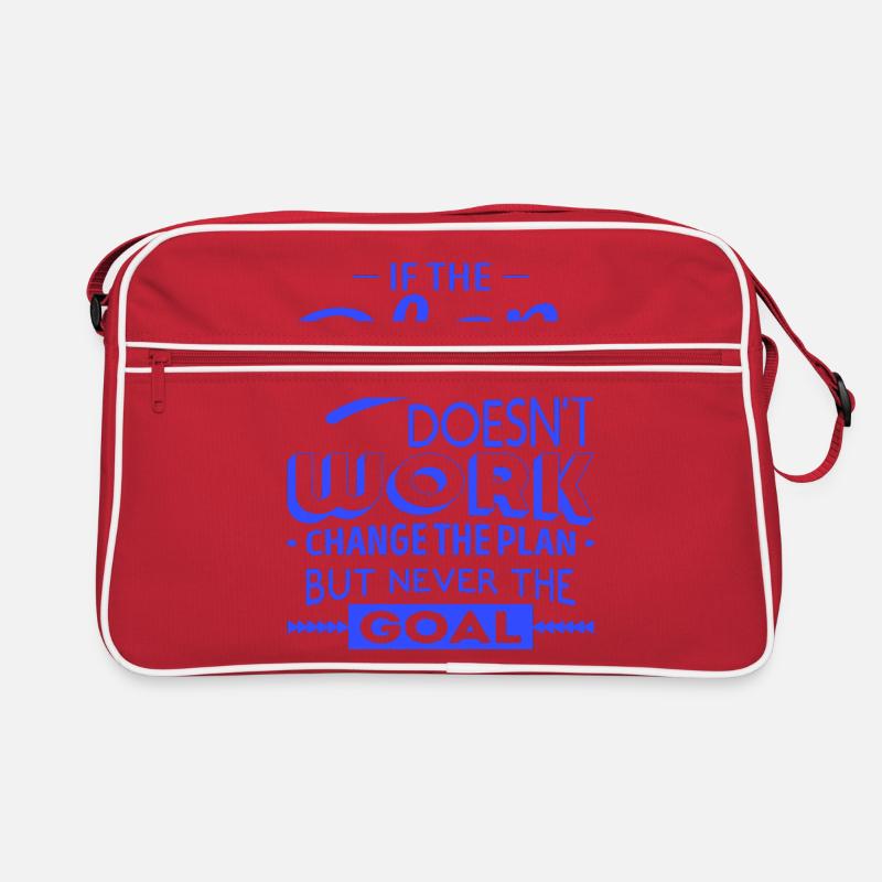 if the plan doesn't work motivational new Retro Bag
