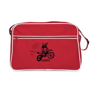 biker - Retro Bag - red/white - Front