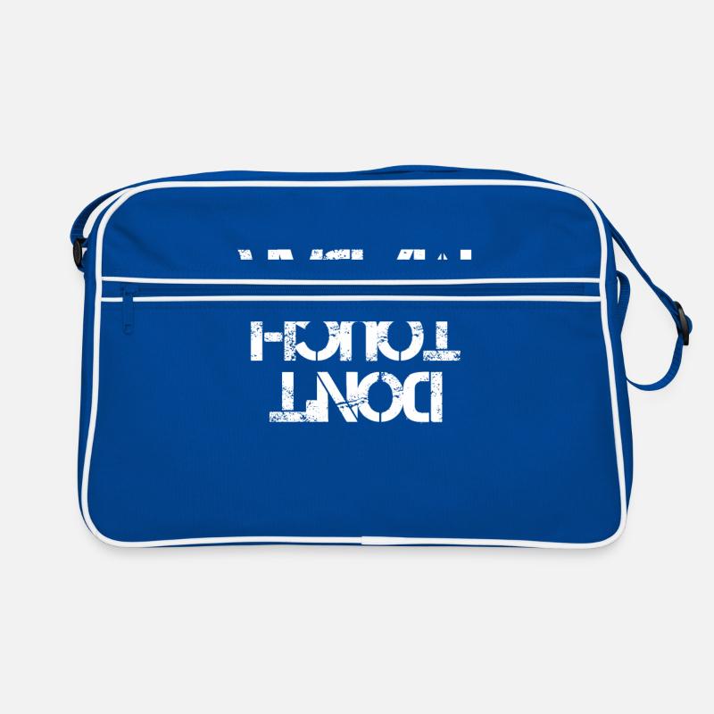 Ne touche pas ma barre Sac Retro