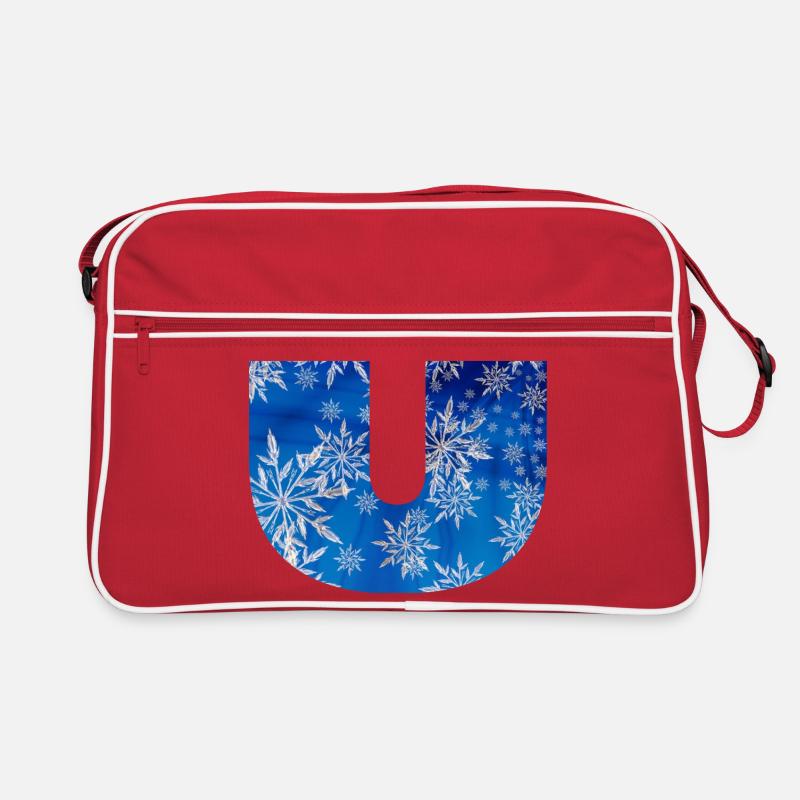 blue winter u Retro Bag