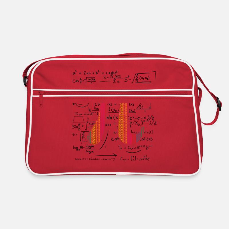 Pi Day Gift 3.14 Pi symbol with Math Equations Retro Bag
