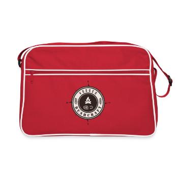 Bushcraft Vosges - Sac Retro - rouge/blanc - Devant