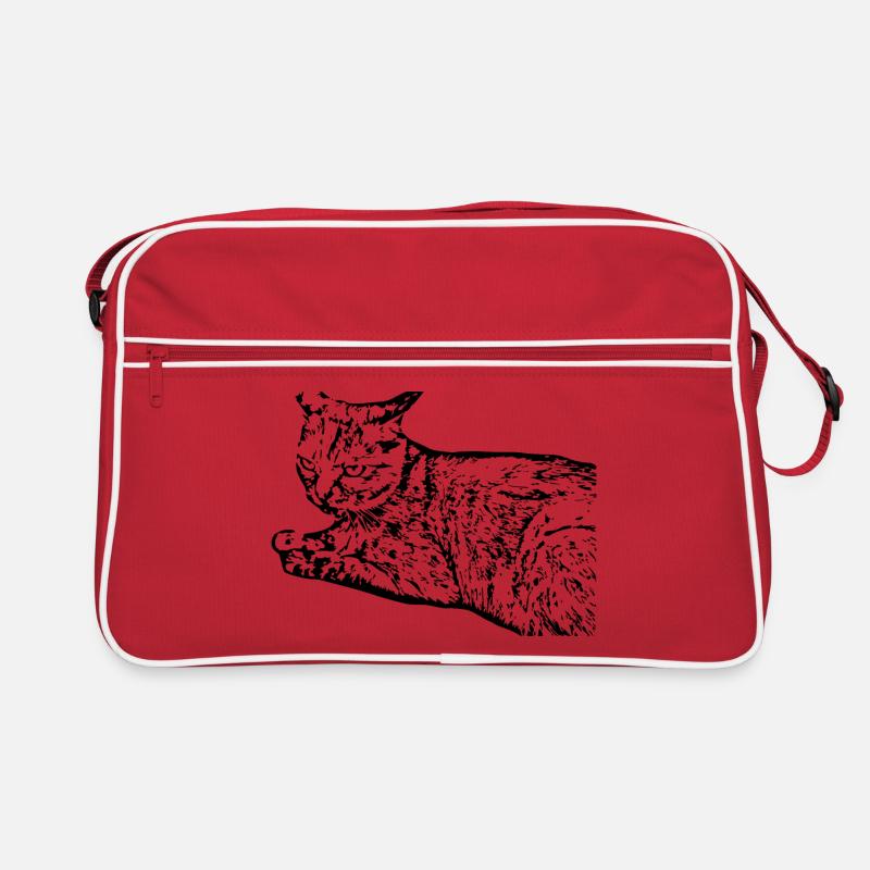 Black Cat Cat Sweet Kitten Christmas Gift Retro Bag