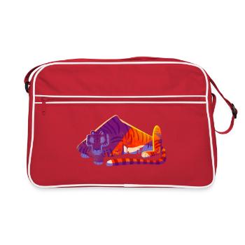 TIGER TIGER - Retro Bag - red/white - Front
