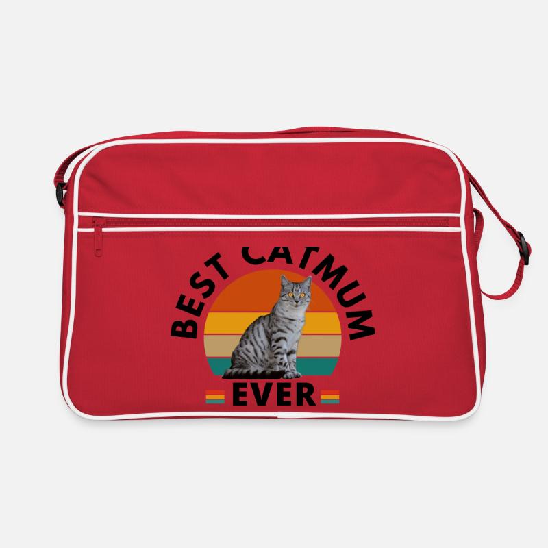 MEILLEURE MAMAN DE CHAT JAMAIS Sac Retro