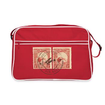 Kiwi stamps - Sac Retro - rouge/blanc - Devant