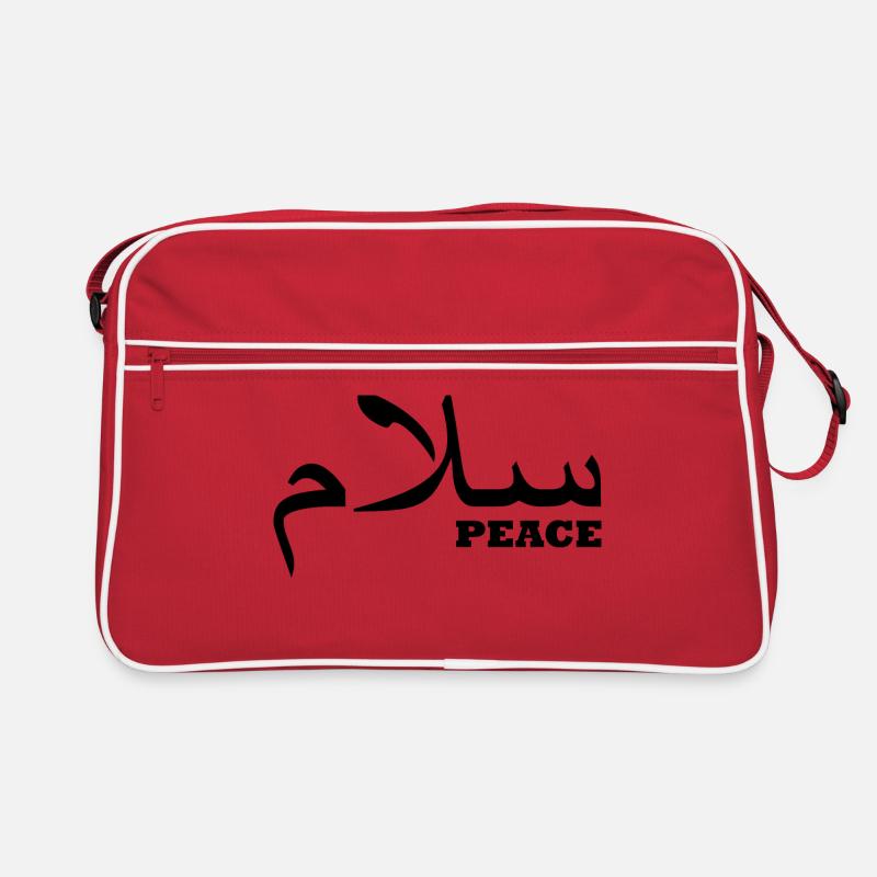 Salam / Frieden / Hallo Retro Tasche