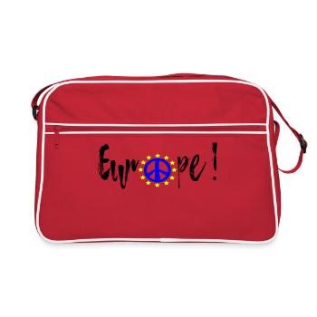 Europe! Votez en Europe! - Sac Retro - rouge/blanc - Devant