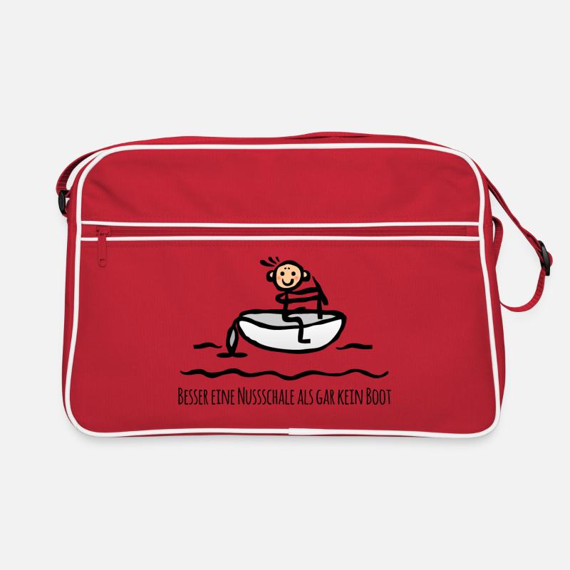Better a nutshell than no boat Retro Bag