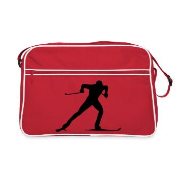 skilanglauf - Sac Retro - rouge/blanc - Devant