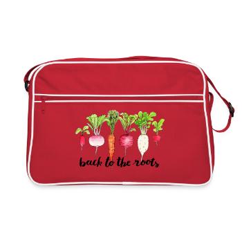 back to the roots back to the roots vegetables - Retro Bag - red/white - Front
