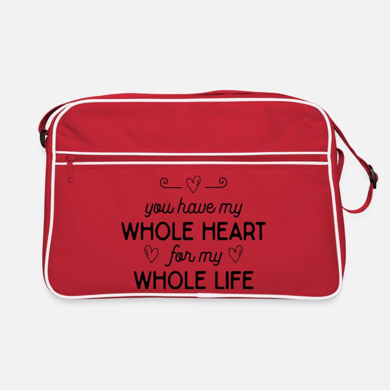 Romantic declaration of love Retro Bag
