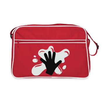Action de colle climatique - Sac Retro - rouge/blanc - Devant