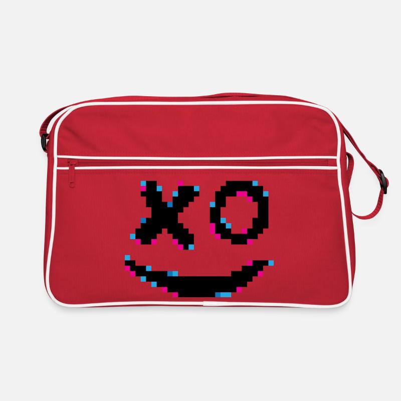 Neon Pixel Confetti Retro Bag