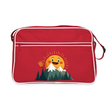 Smiling Sun Mountain - Retro Bag - red/white - Front
