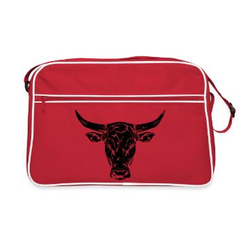 Bull - Retro Bag - red/white - Front
