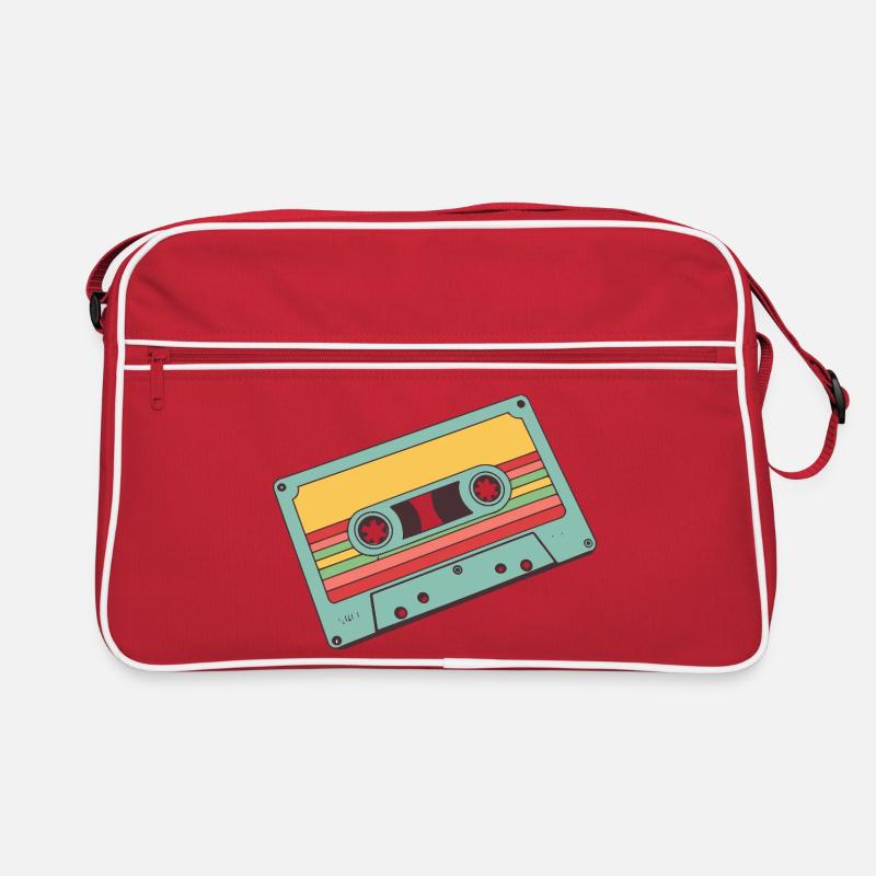 Retro Pastel Cassette Retro Bag
