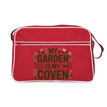 Spécialiste botanique clinique certifié en vêtements - Sac Retro - rouge/blanc - Devant