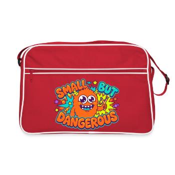 Petit mais dangereux - Sac Retro - rouge/blanc - Devant