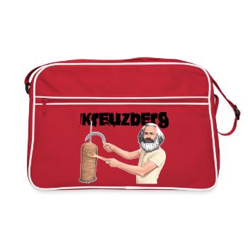 Kreuzberg Döner Marx - Sac Retro - rouge/blanc - Devant