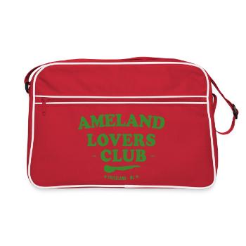 Ameland Lovers Club - Retro Bag - red/white - Front