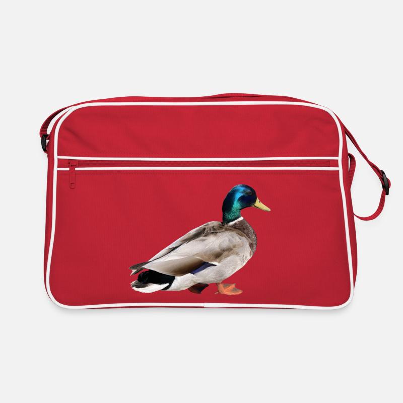 Stockente Männchen Retro Tasche