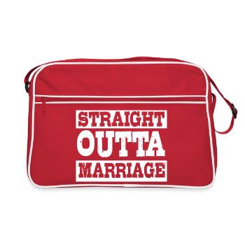 Divorce - Sac Retro - rouge/blanc - Devant
