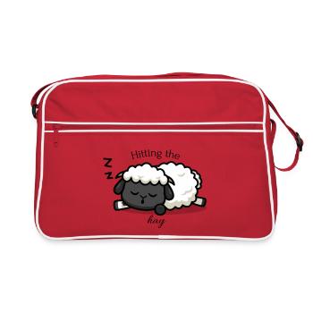 Hitting the hay - Retro Bag - red/white - Front